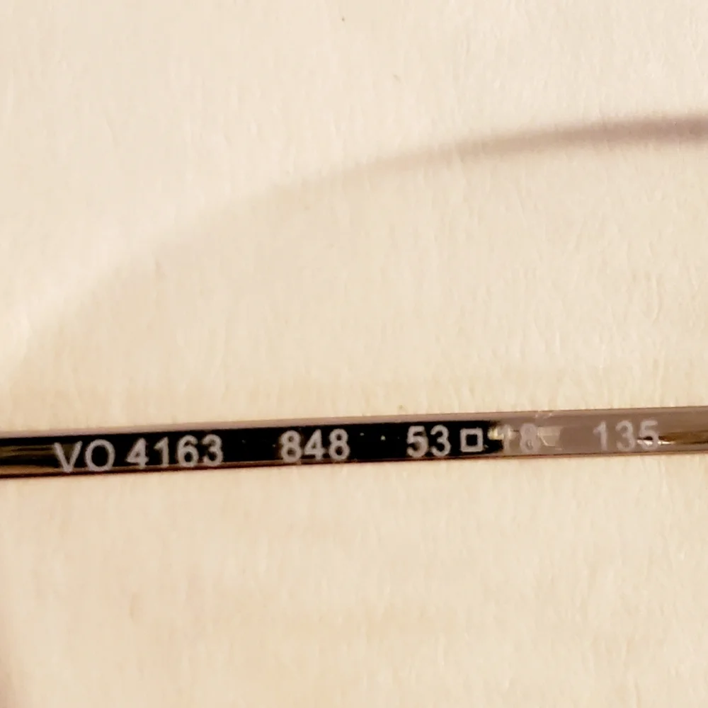 Vogue VO4163‎ Women's Eyeglasses - 848 Pale Gold - 53-18-135 - Reading Glasses.
